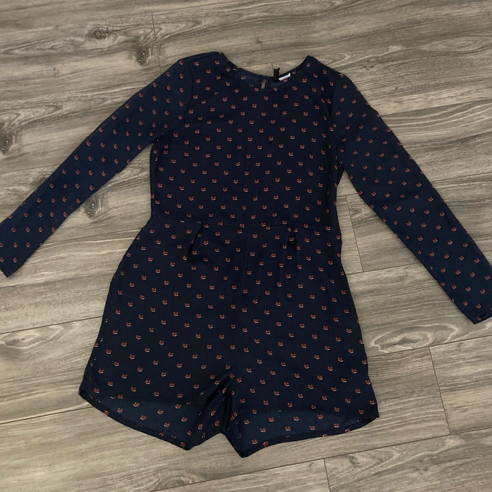 Romper Fox Print Pattern - image 1